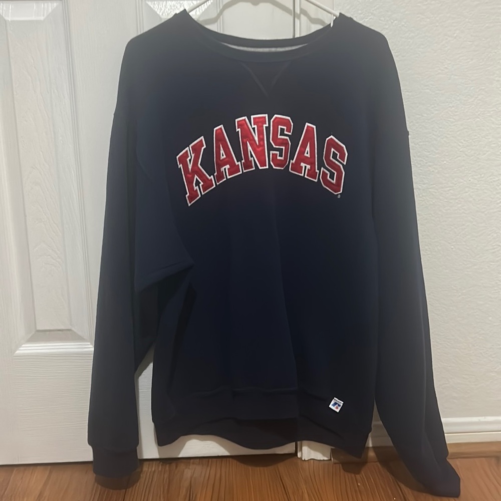 Kansas Navy Blue Sweatshirt
